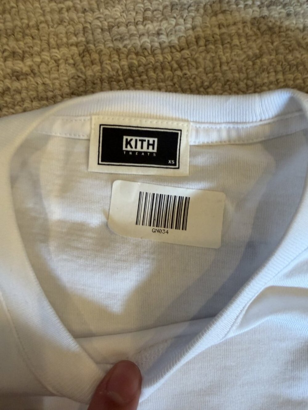 Kith White Graphic Tee XS NWT